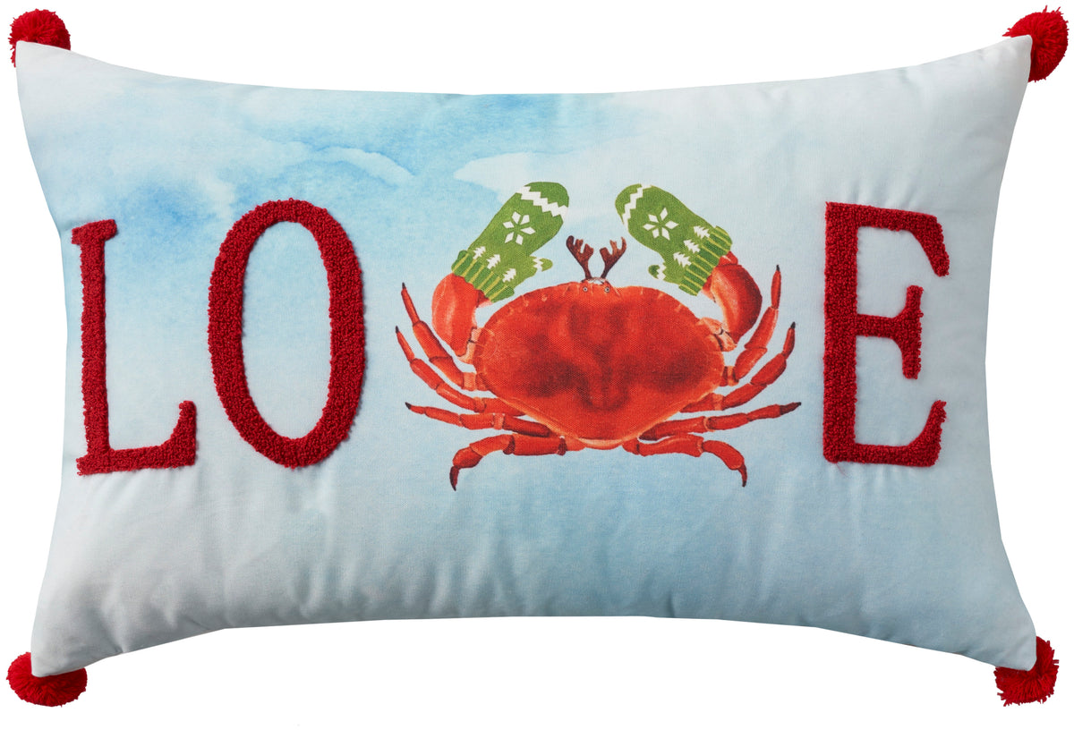Holiday Pillows L0465 Multicolor 14" x 22" Throw Pillows