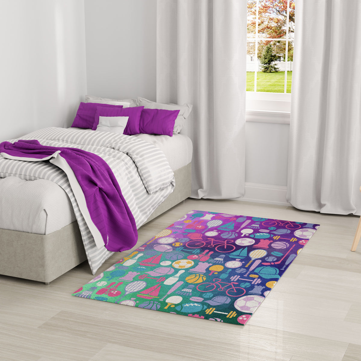 Imagination IMA07 Purple Rug
