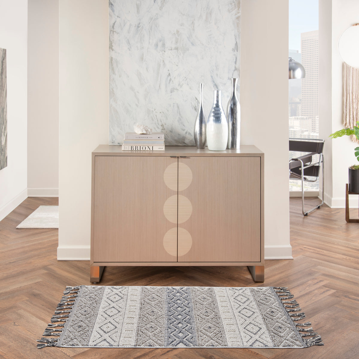 Paxton PAX03 Ivory/Slate Rug