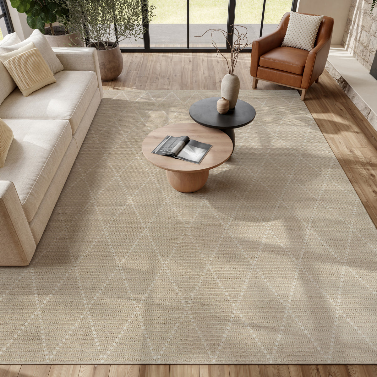 Azure AZU01 Beige Rug