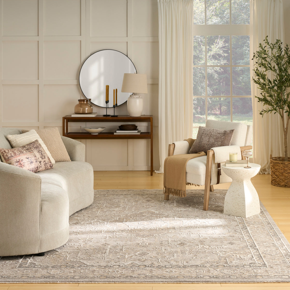 Retreat RET02 Grey Rug