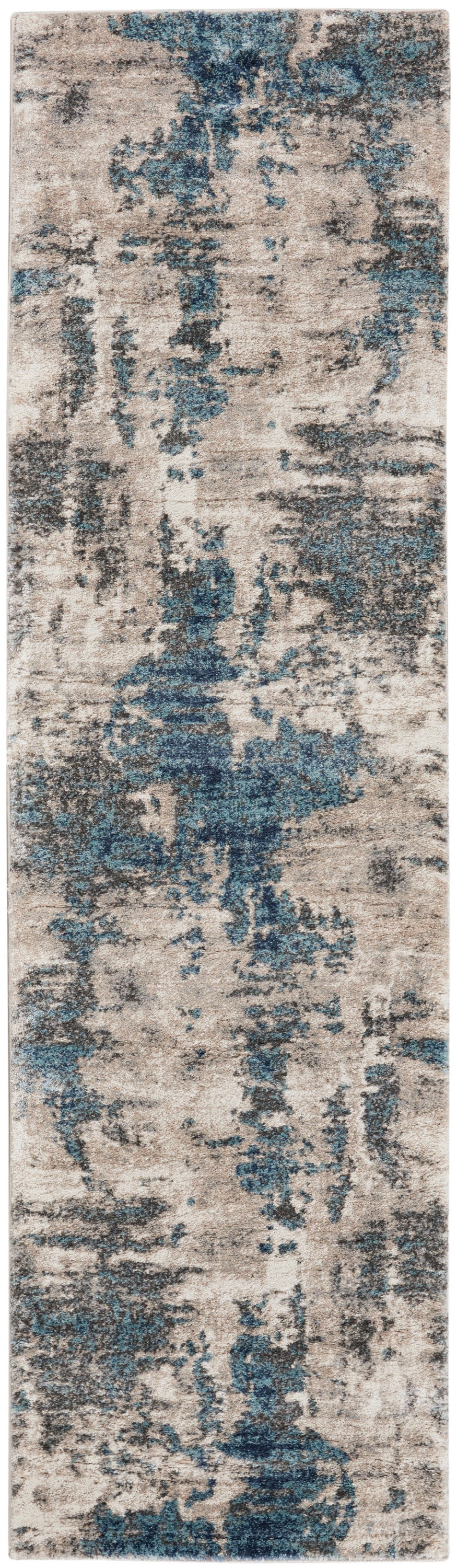 American Manor AMR04 Ivory Blue Rug
