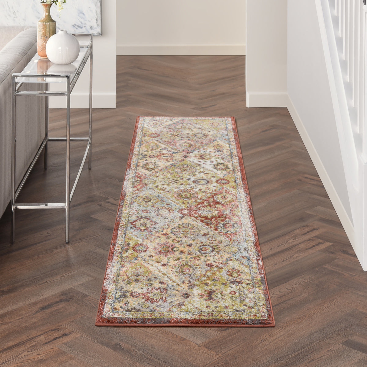 Soraya SOR01 Terracotta Multicolor Rug