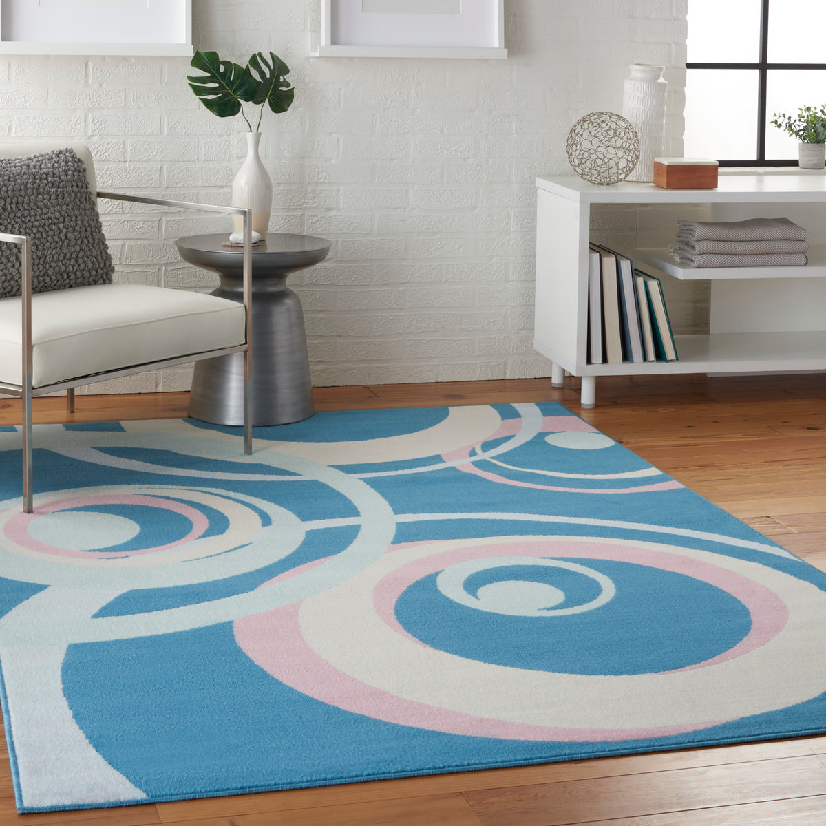 Grafix GRF21 Blue Multicolor Rug