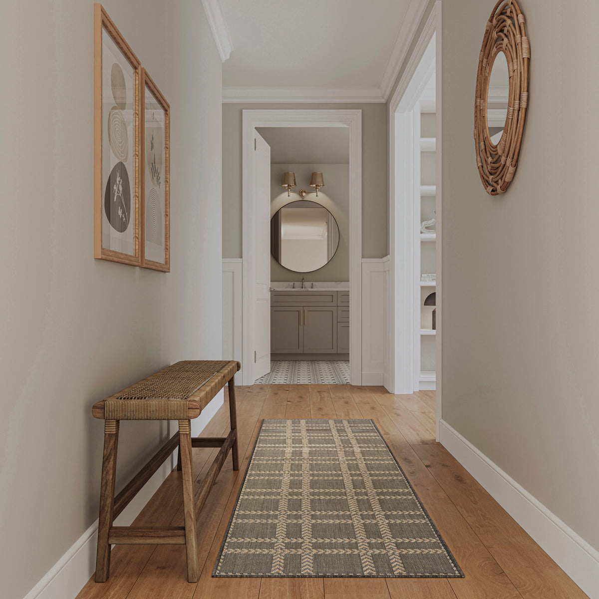 Horizon Indoor/Outdoor HOZ04 Charcoal Rug