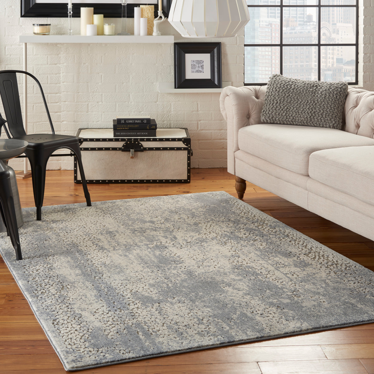 Sahara KI391 Ivory/Slate Rug