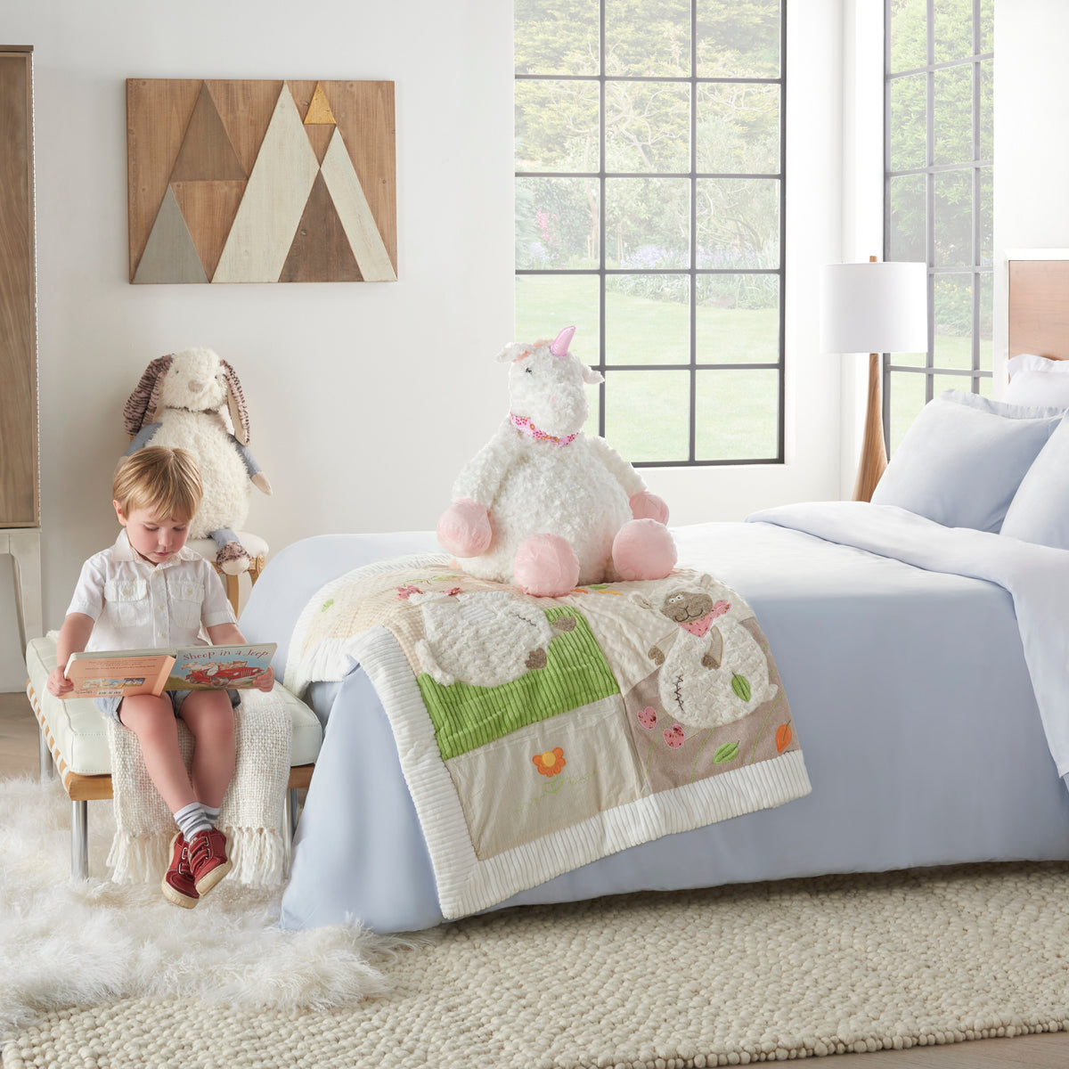 Plush Lines N1564 Ivory 22" x 26" Plush Animals
