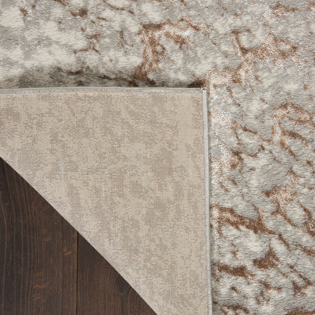 Glow MTL02 Grey Mocha Rug