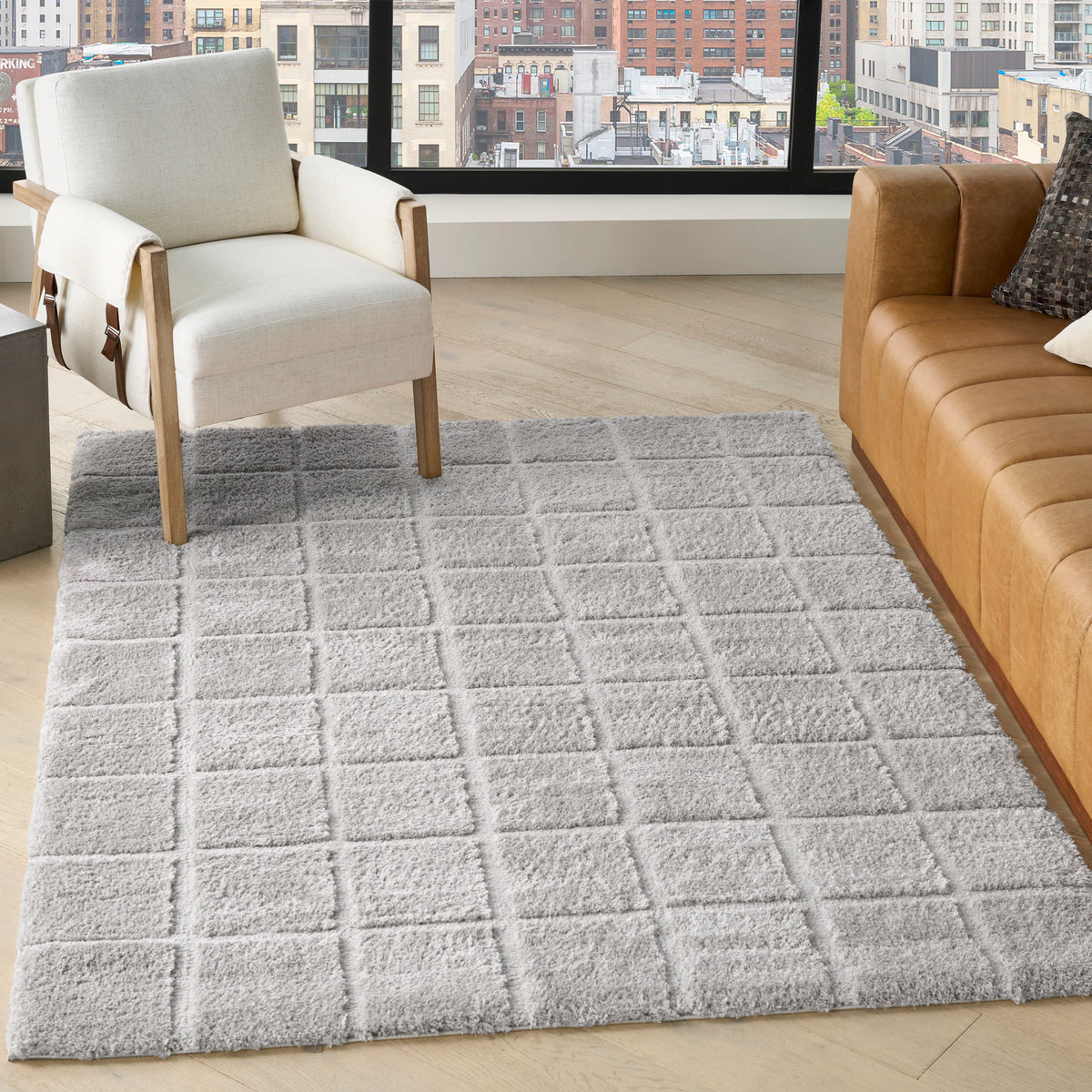 West End Ave WTE01 Grey Rug