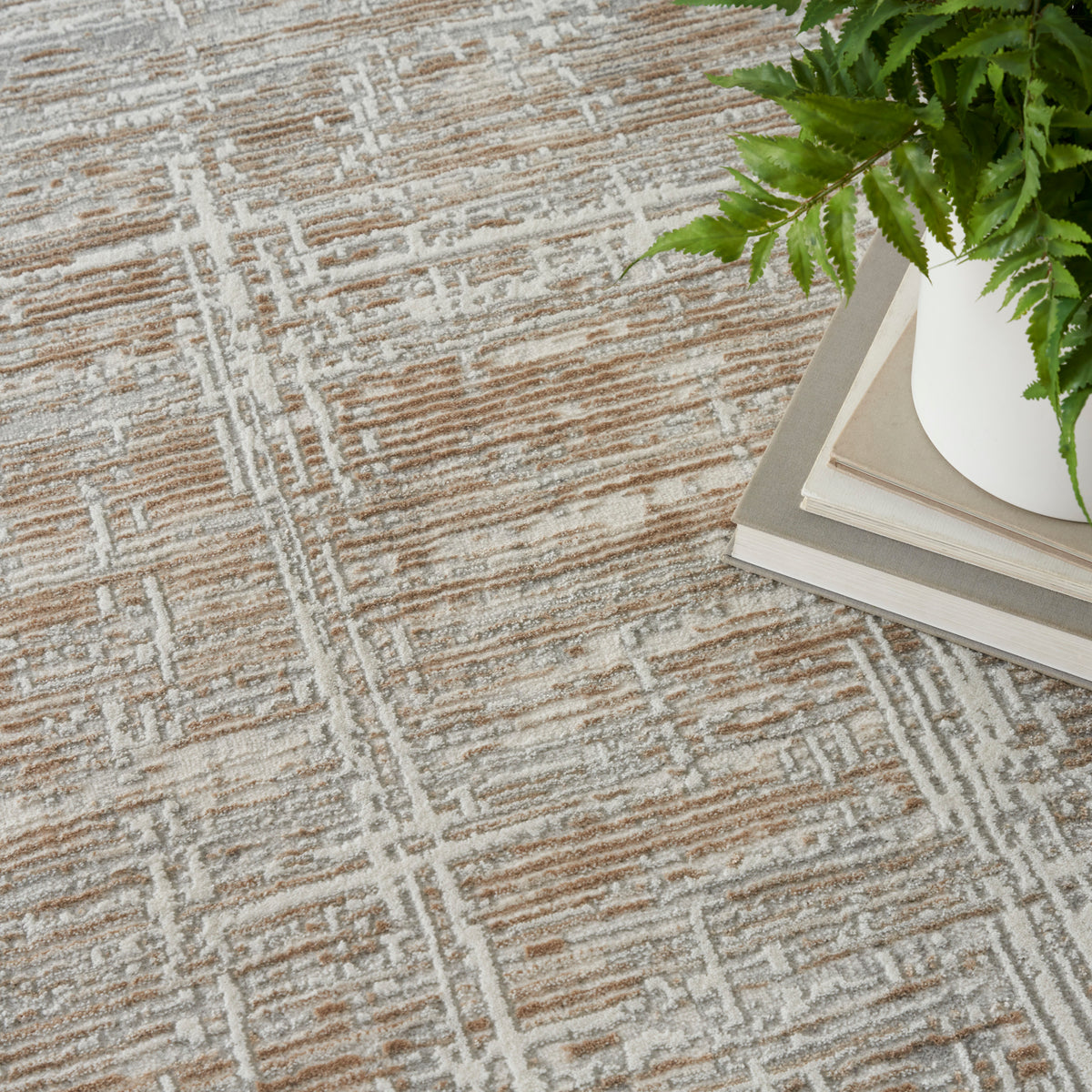Home Texture HMT03 Beige Grey Rug