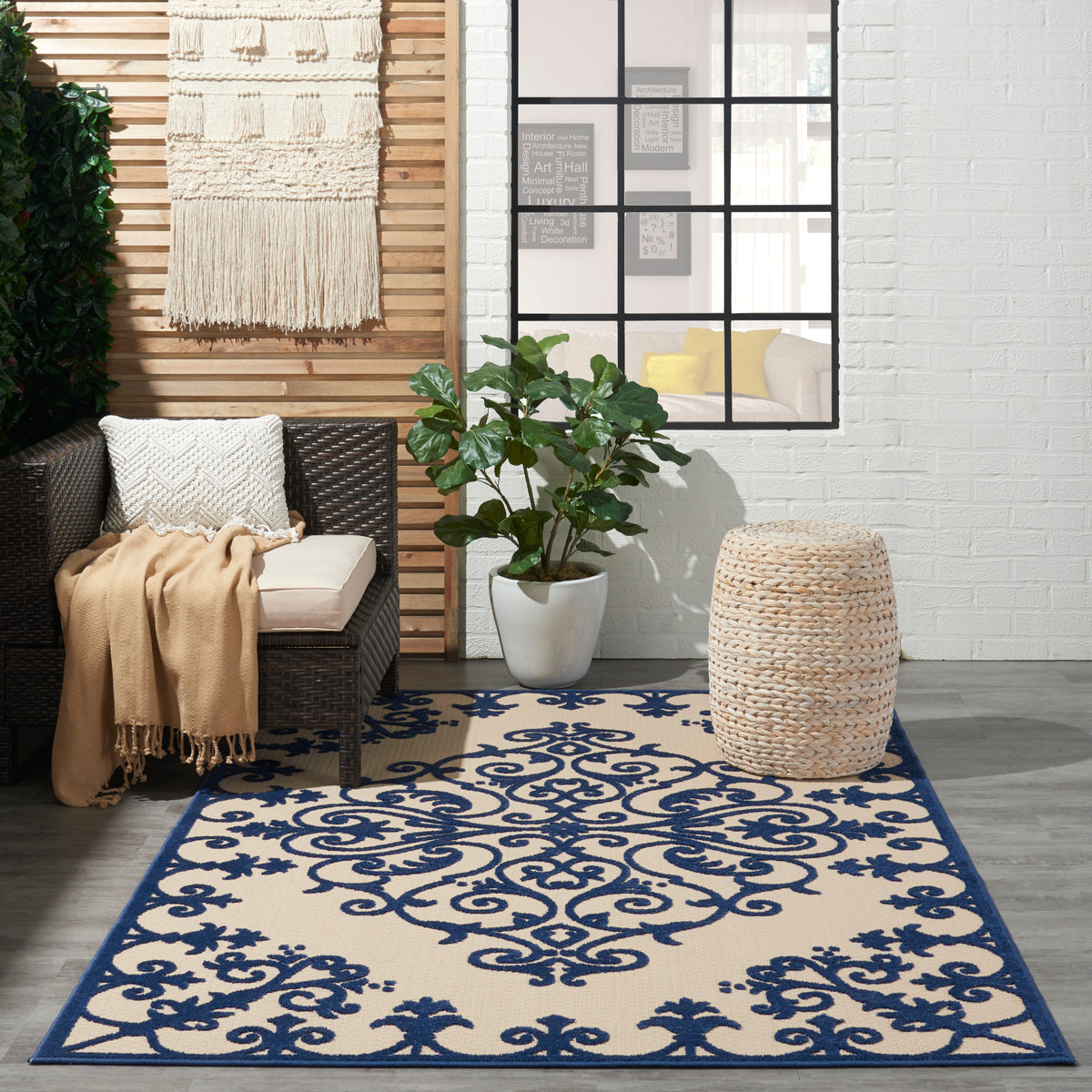 Aloha ALH12 Navy Rug