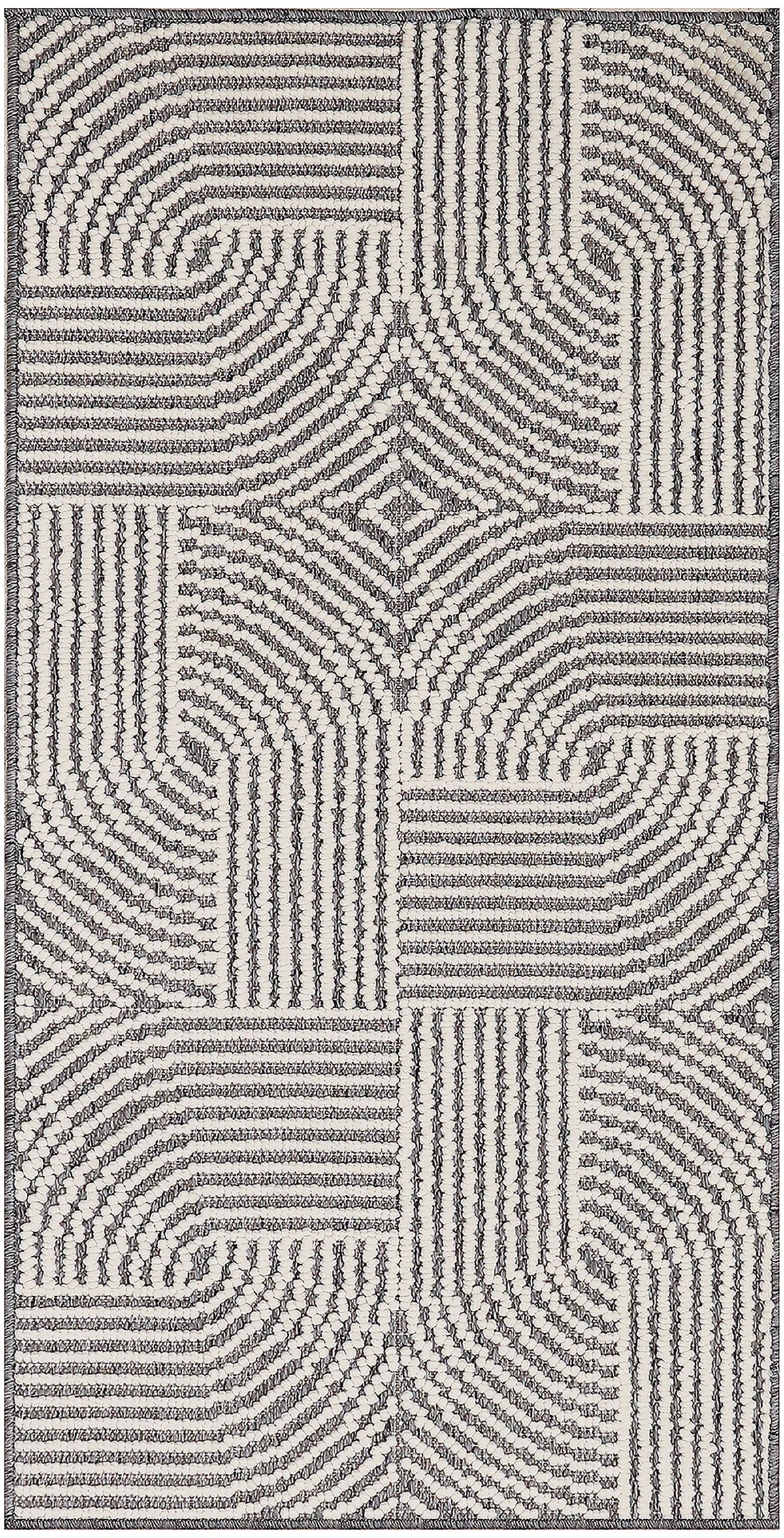 Natural Texture NTX02 Charcoal Ivory Rug