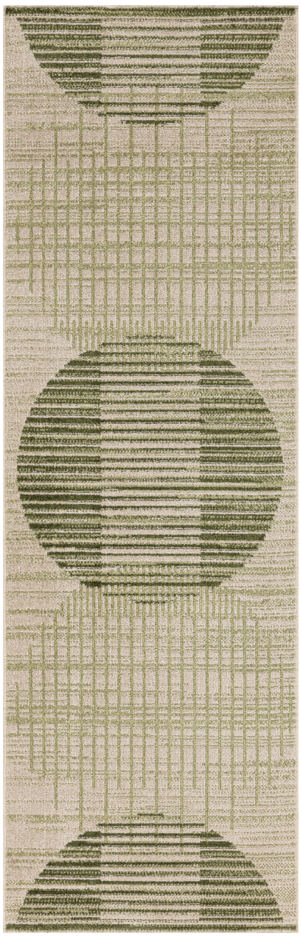 Astra Machine Washable ASW03 Ivory Olive Rug