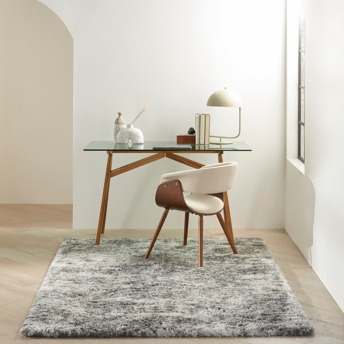 Dreamy Shag DRS04 Charcoal Grey Rug