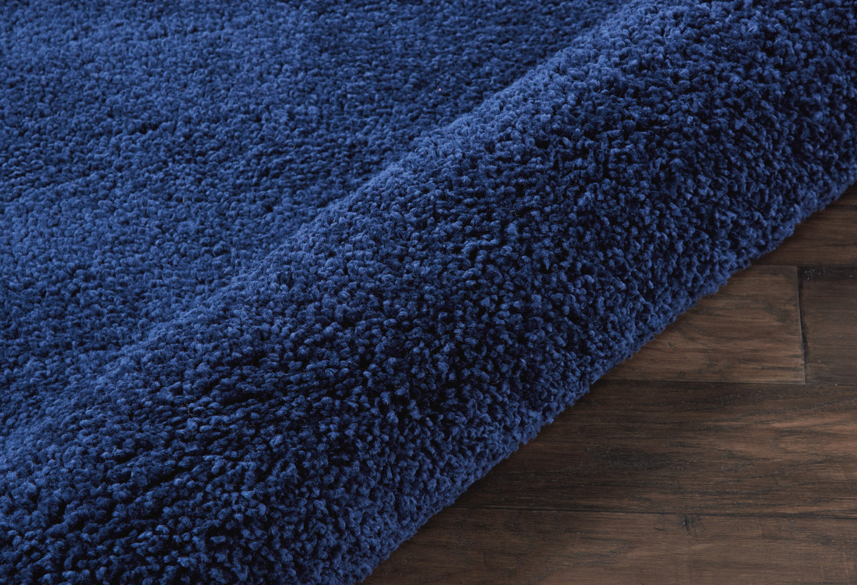 Malibu Shag MSG01 Navy Rug