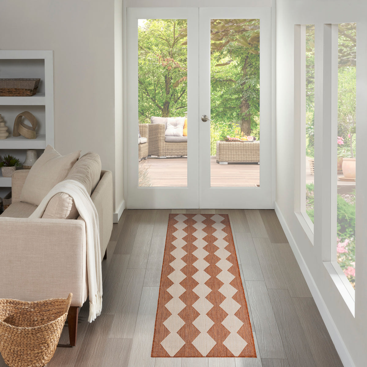 Positano POS04 Terracotta Rug