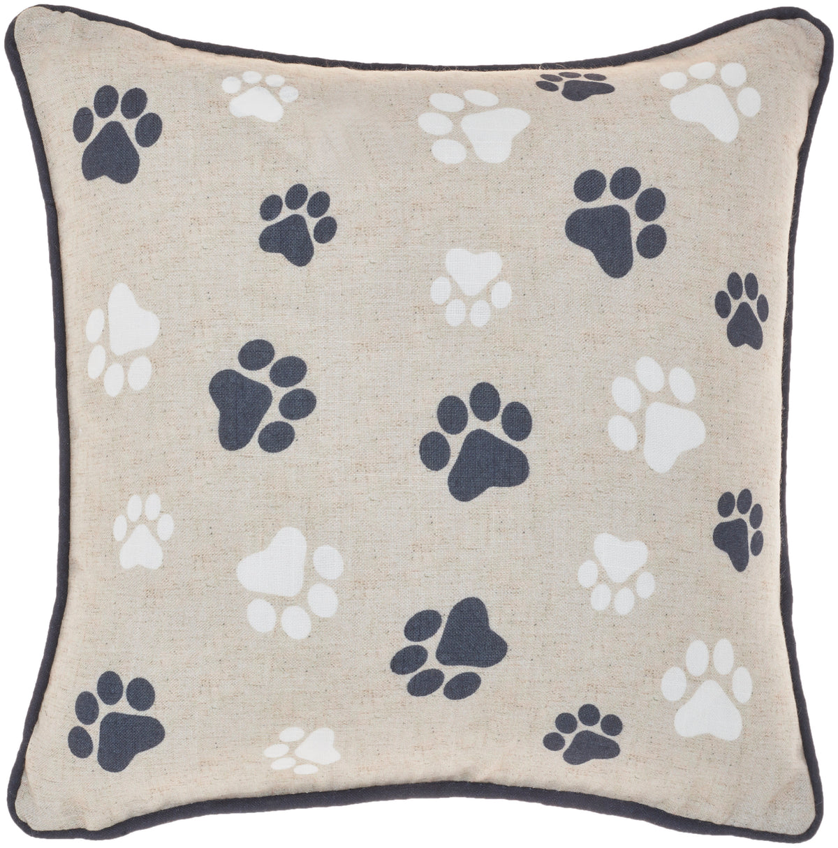 Pet Beds & Houses L0423 Black 14" x 14" Throw Pillows