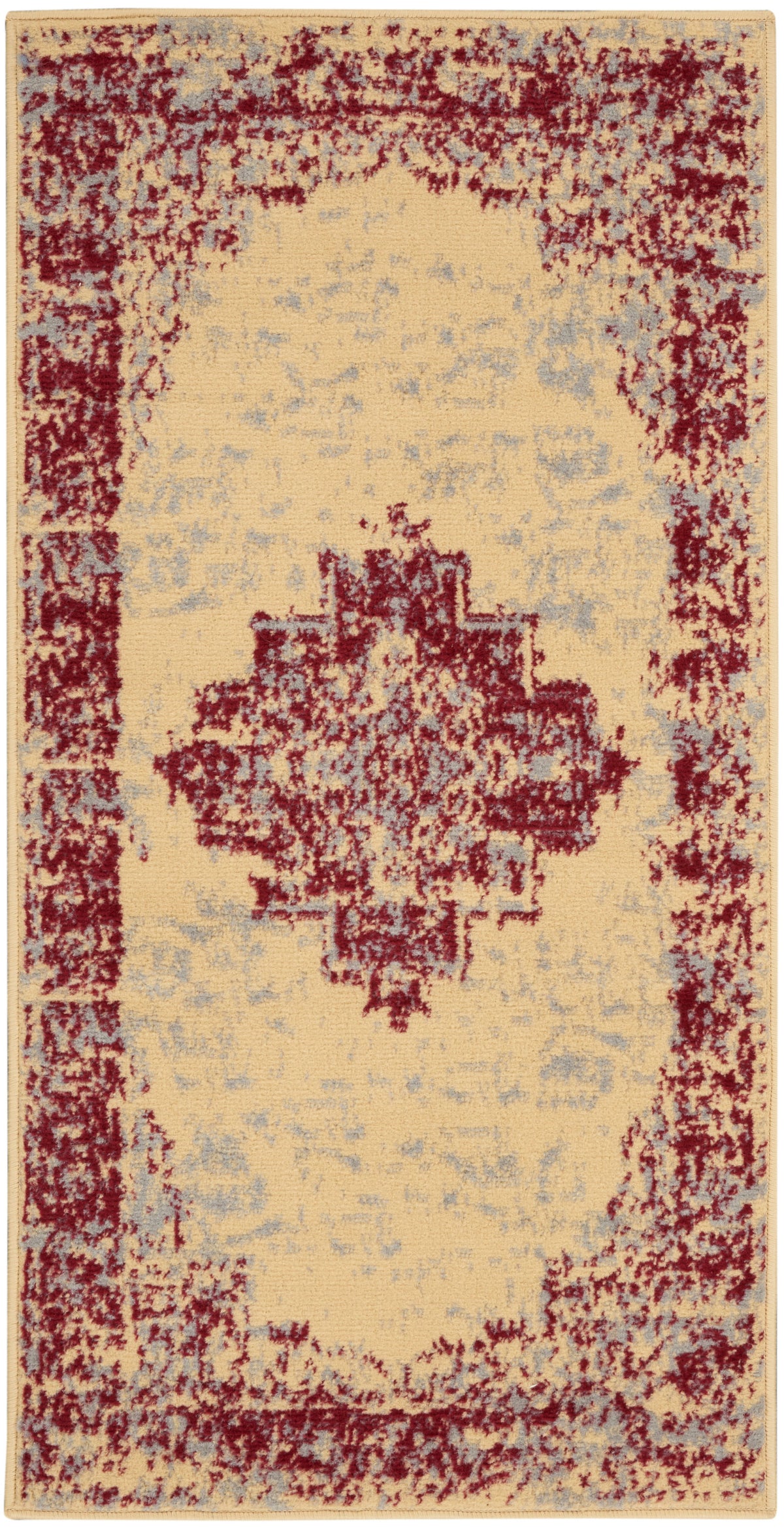 Grafix GRF14 Cream Red Rug