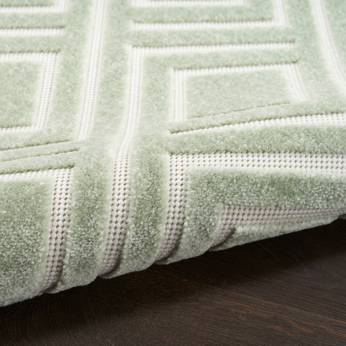 Care Free CAF03 Green Rug