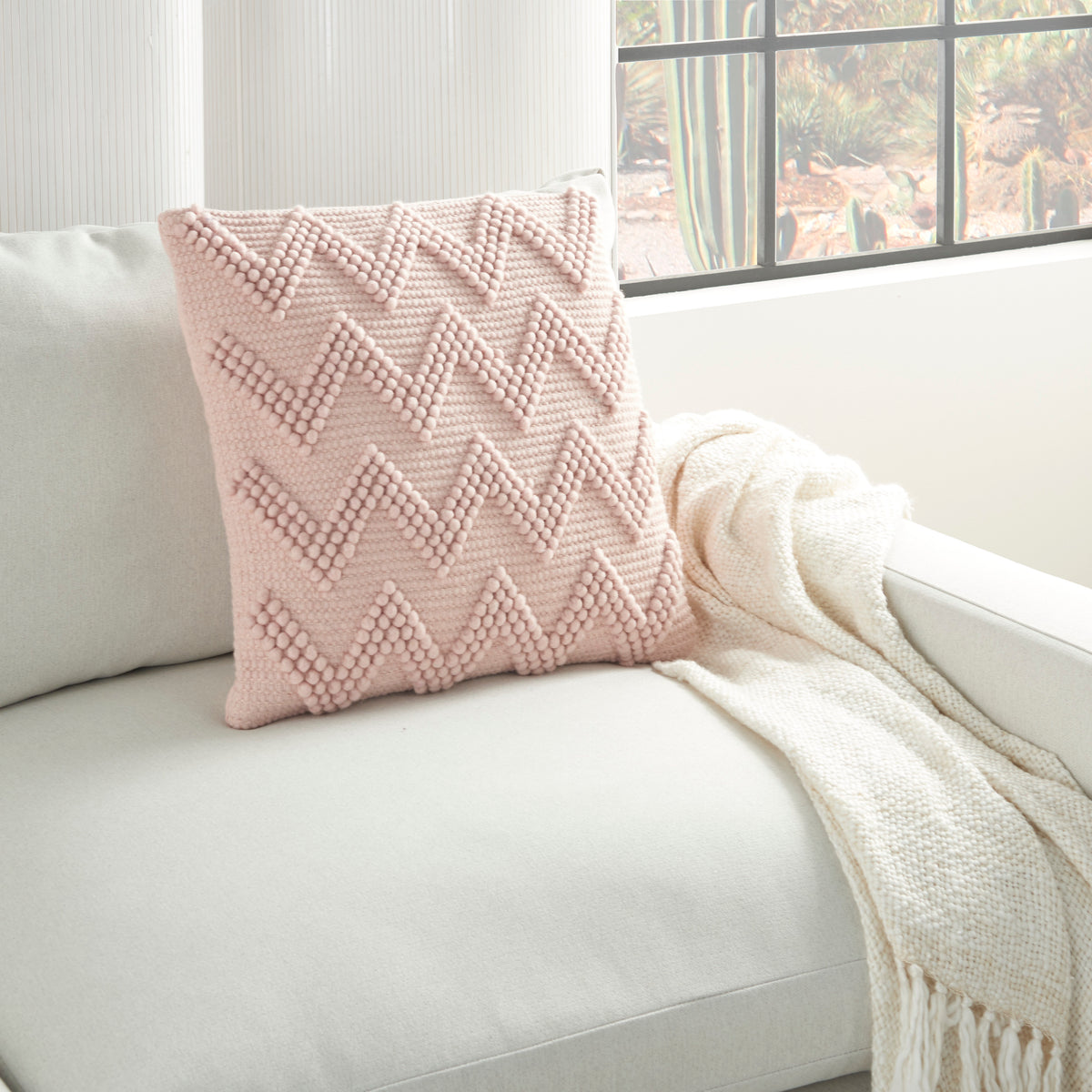 Lifestyle DC173 Rose 20" x 20" Throw Pillows