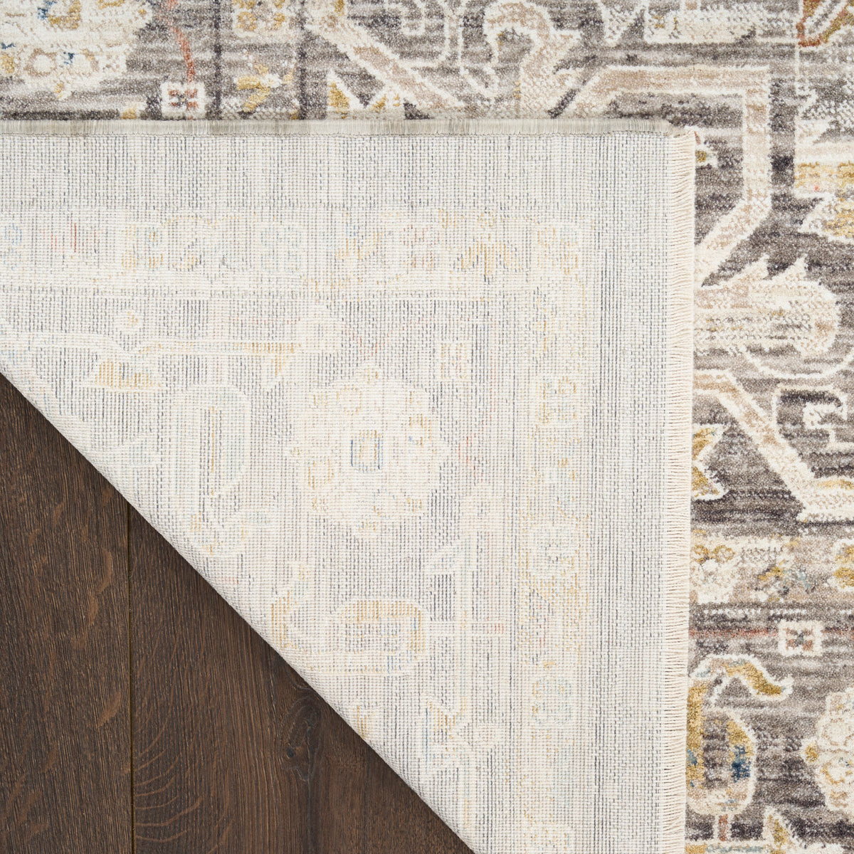 Antique Fusion ANF01 Ivory Charcoal Rug