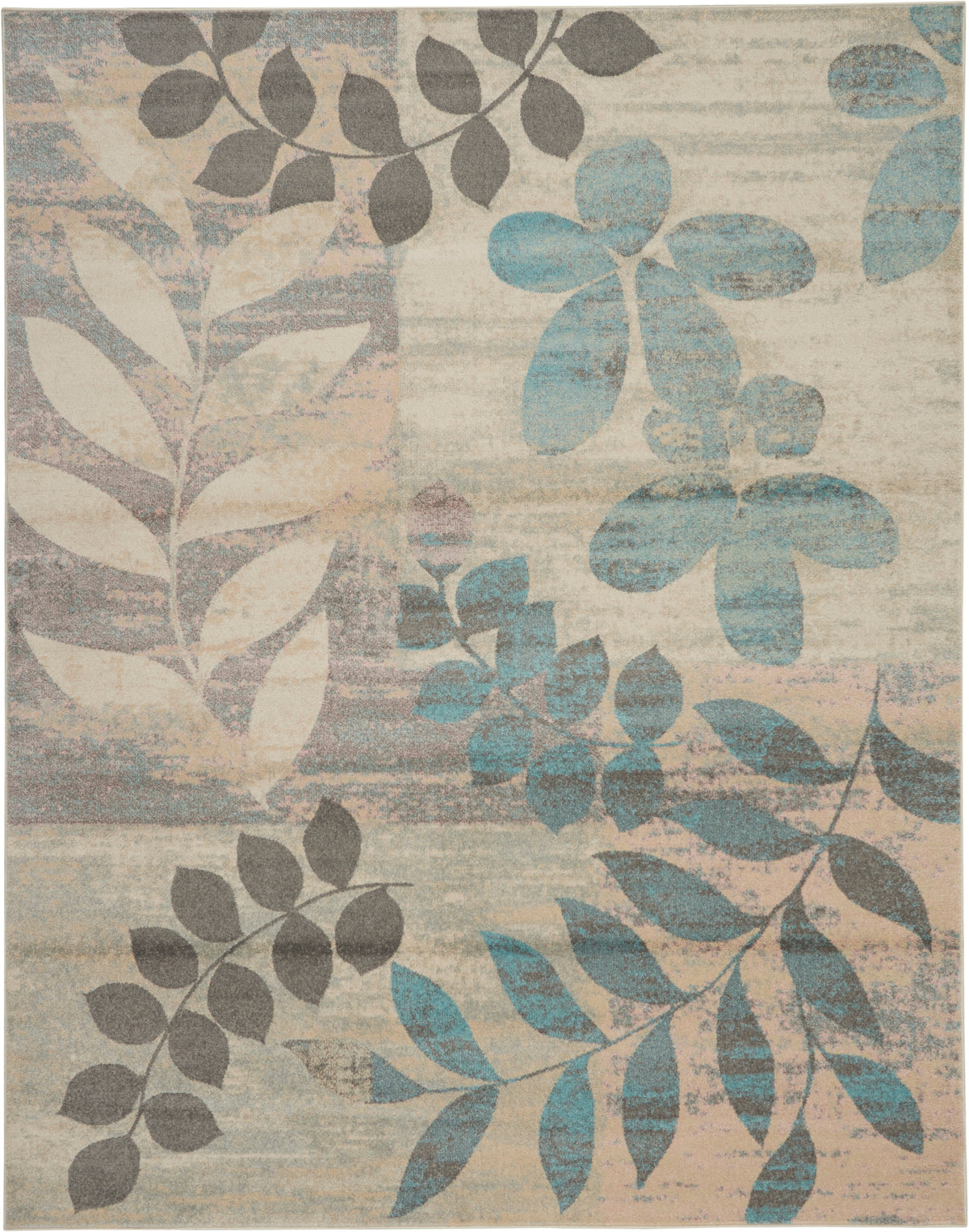 Tranquil TRA01 Ivory Light Blue Rug