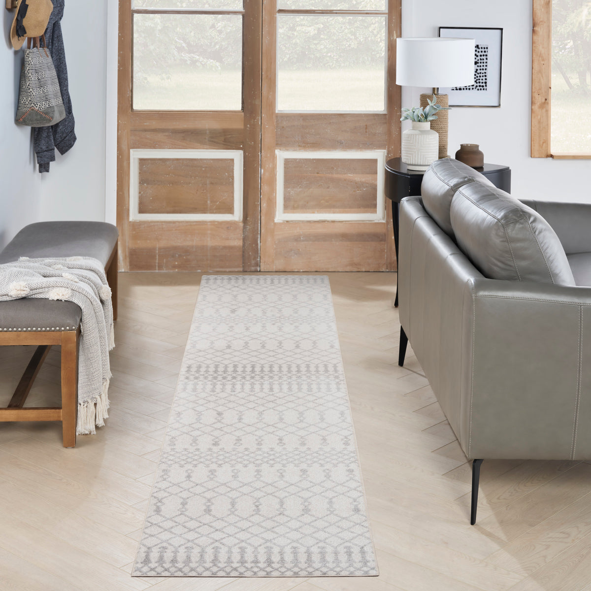 Astra Machine Washable ASW10 Ivory Rug