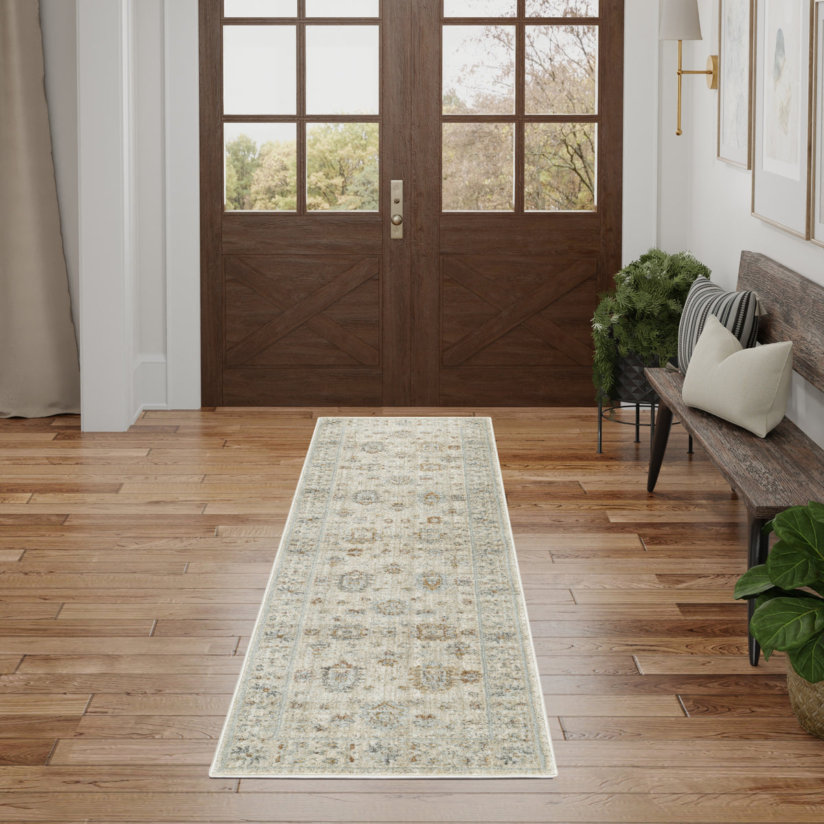 Traditional Home TRH01 Ivory Beige Rug