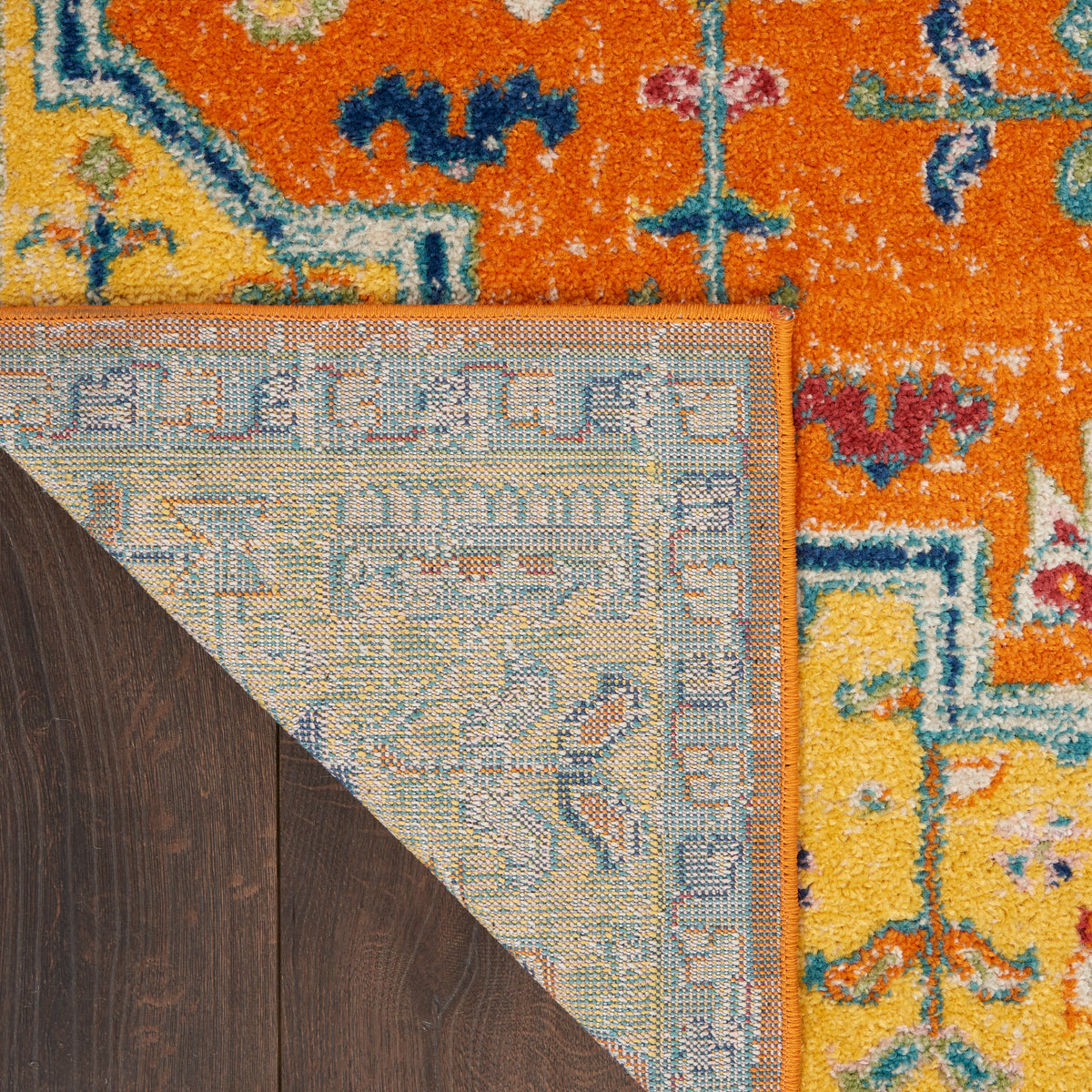 Allur ALR01 Orange Multicolor Rug