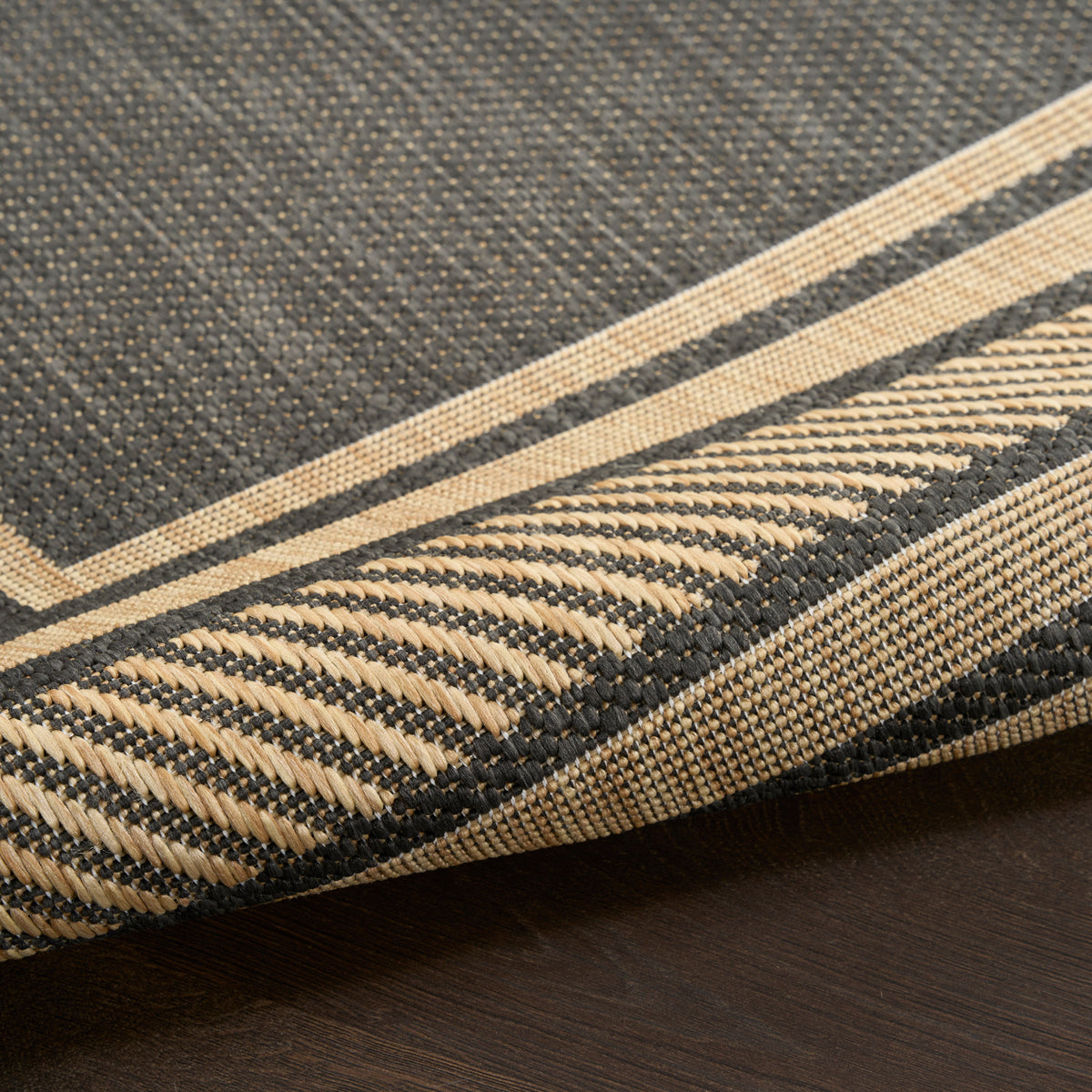 Horizon Indoor/Outdoor HOZ03 Charcoal Rug