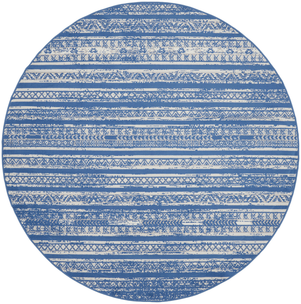 Whimsicle WHS16 Light Blue Ivory Rug