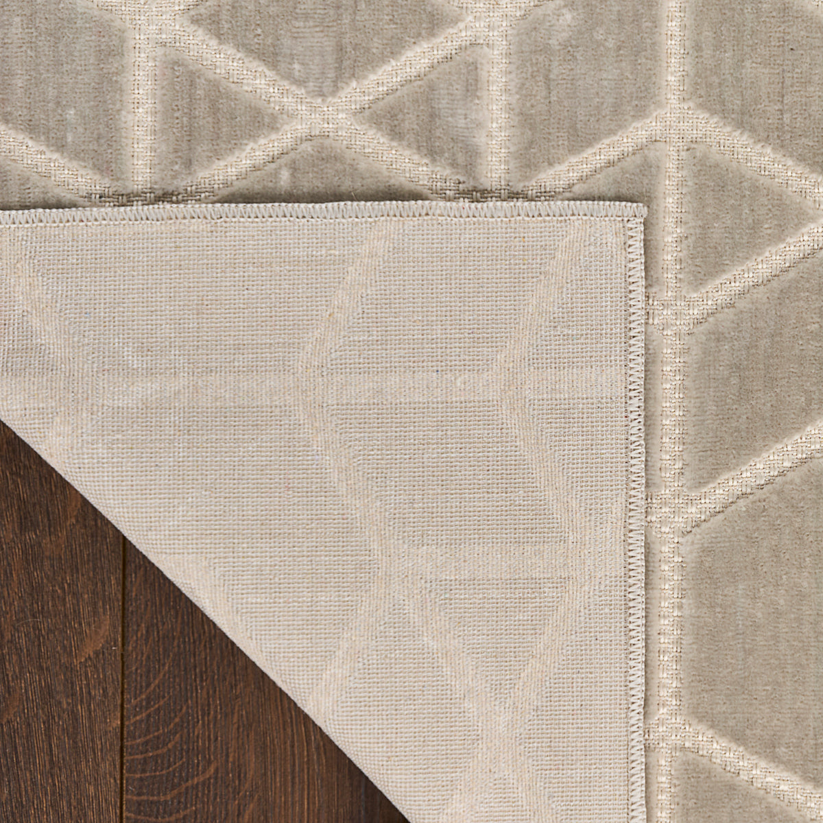 Washable Charm WCH01 Silver Ivory Rug