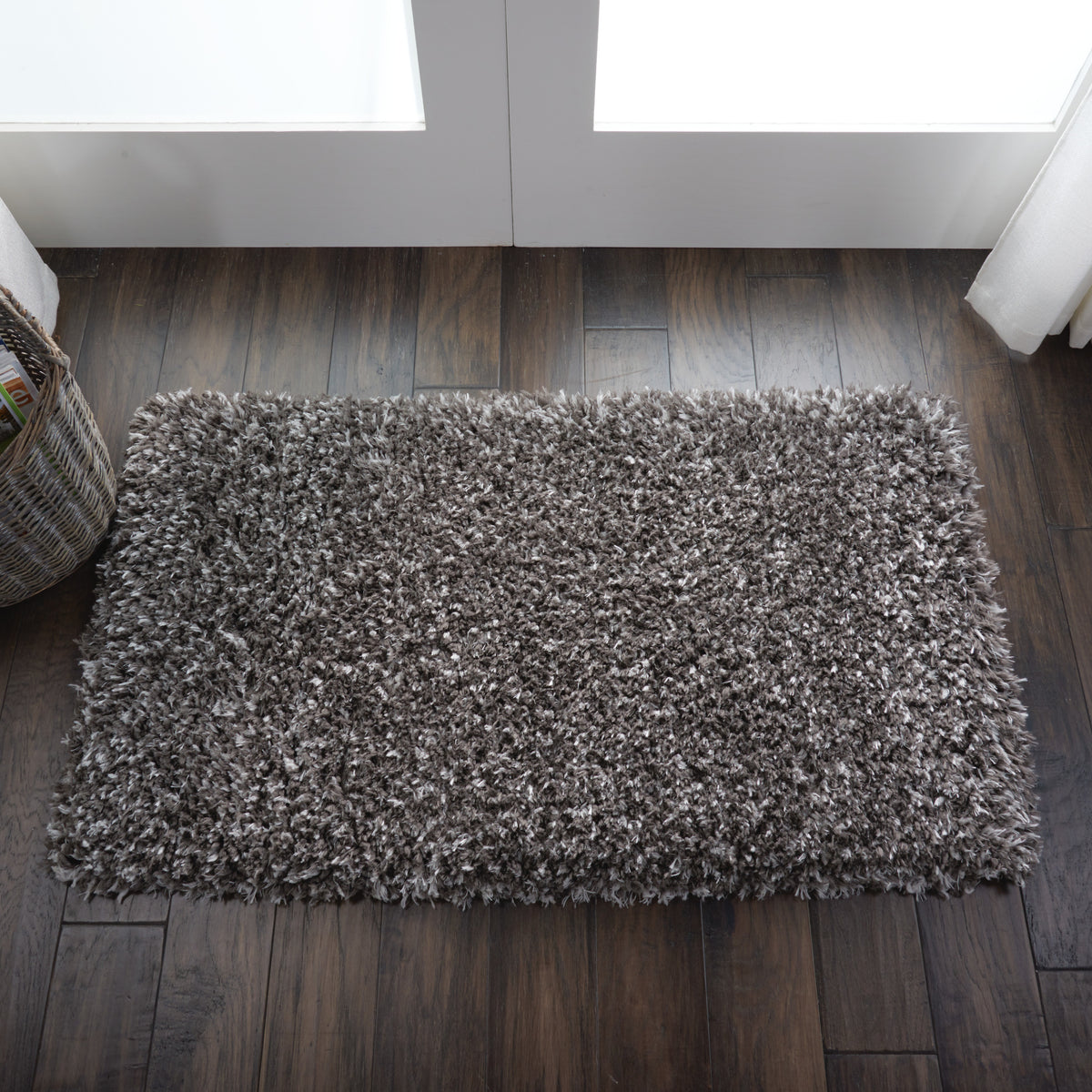 Luxe Shag LXS01 Charcoal Rug