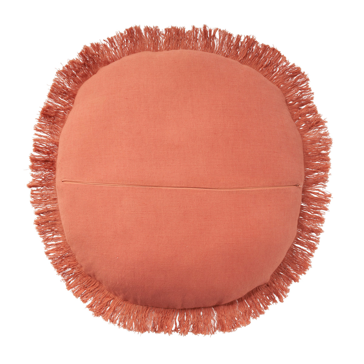 Sofia RC993 Coral 20" x 20"round Throw Pillows