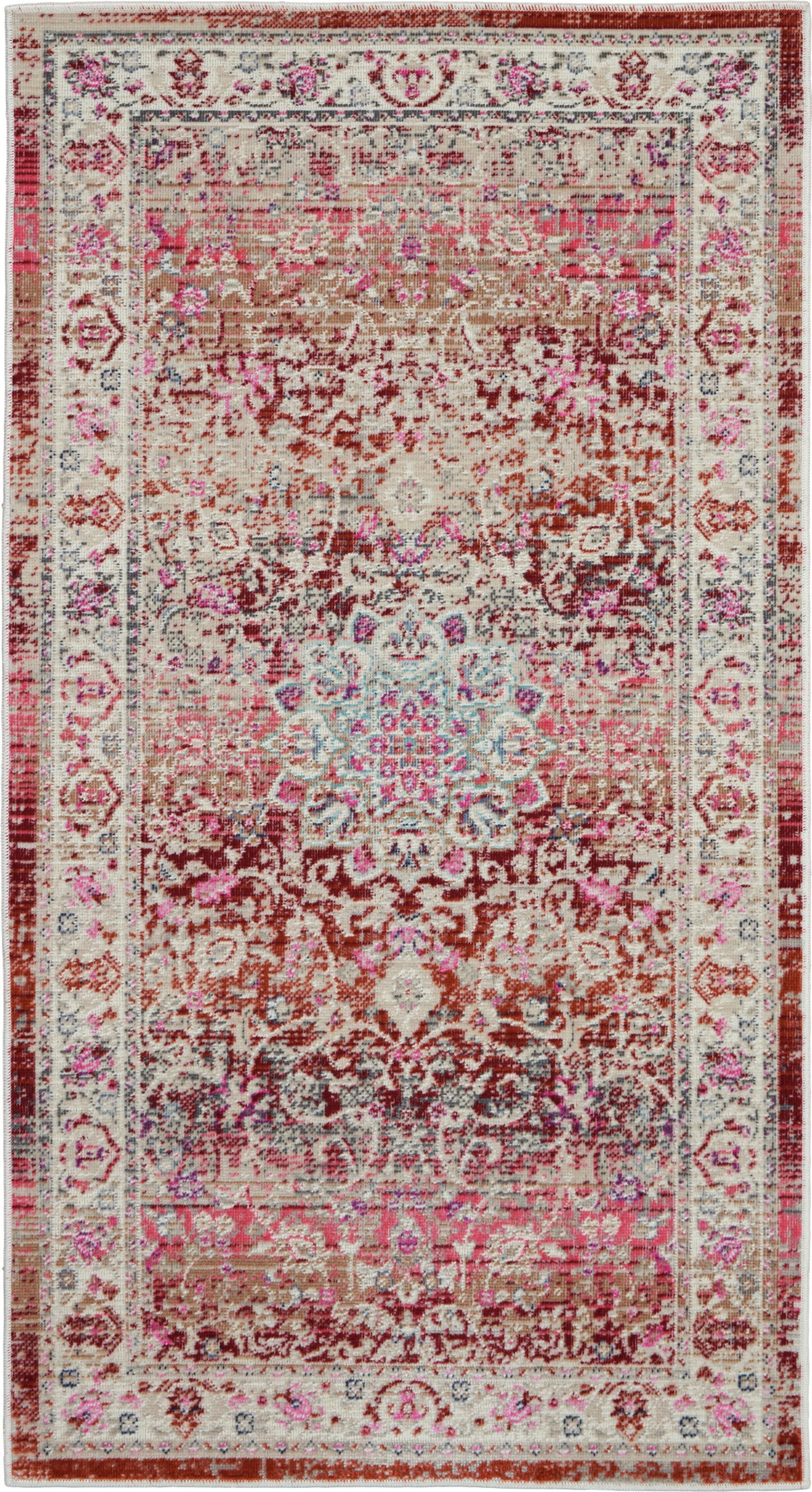 Vintage Kashan VKA01 Red Rug