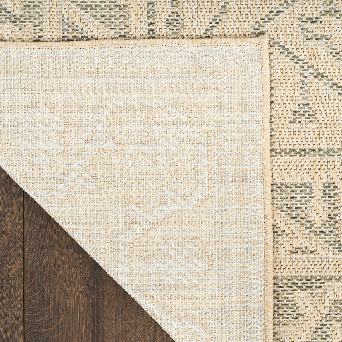 Tulum TLM05 Taupe Olive Rug