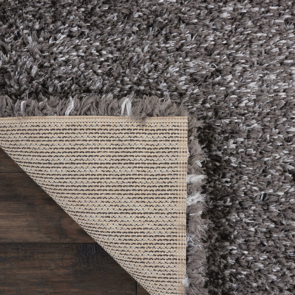 Luxe Shag LXS01 Charcoal Rug