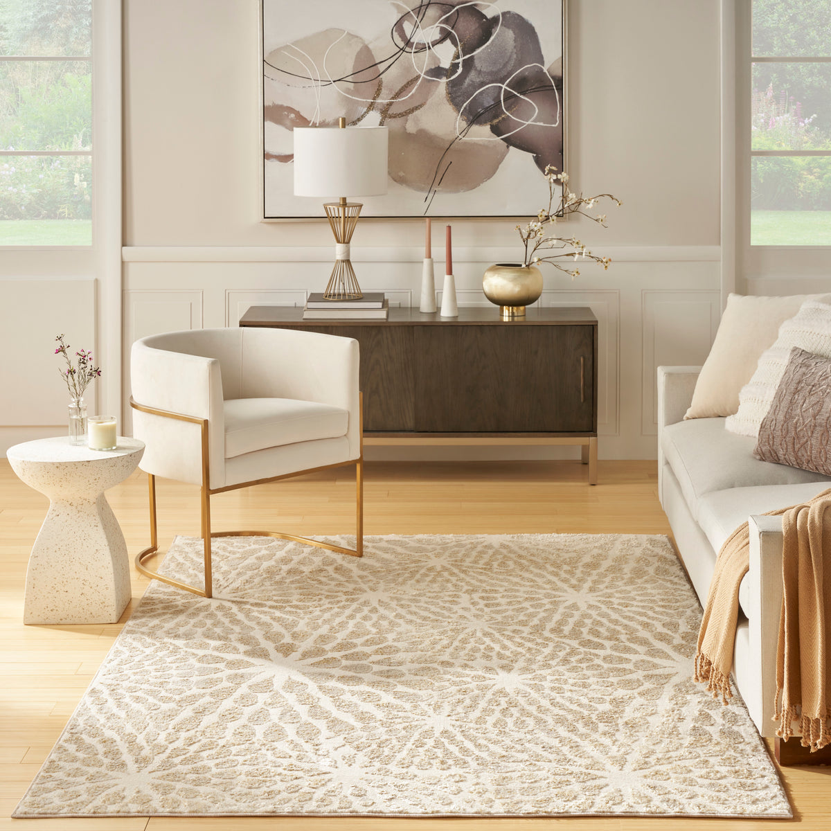 Ambiance AMI02 Ivory Gold Rug