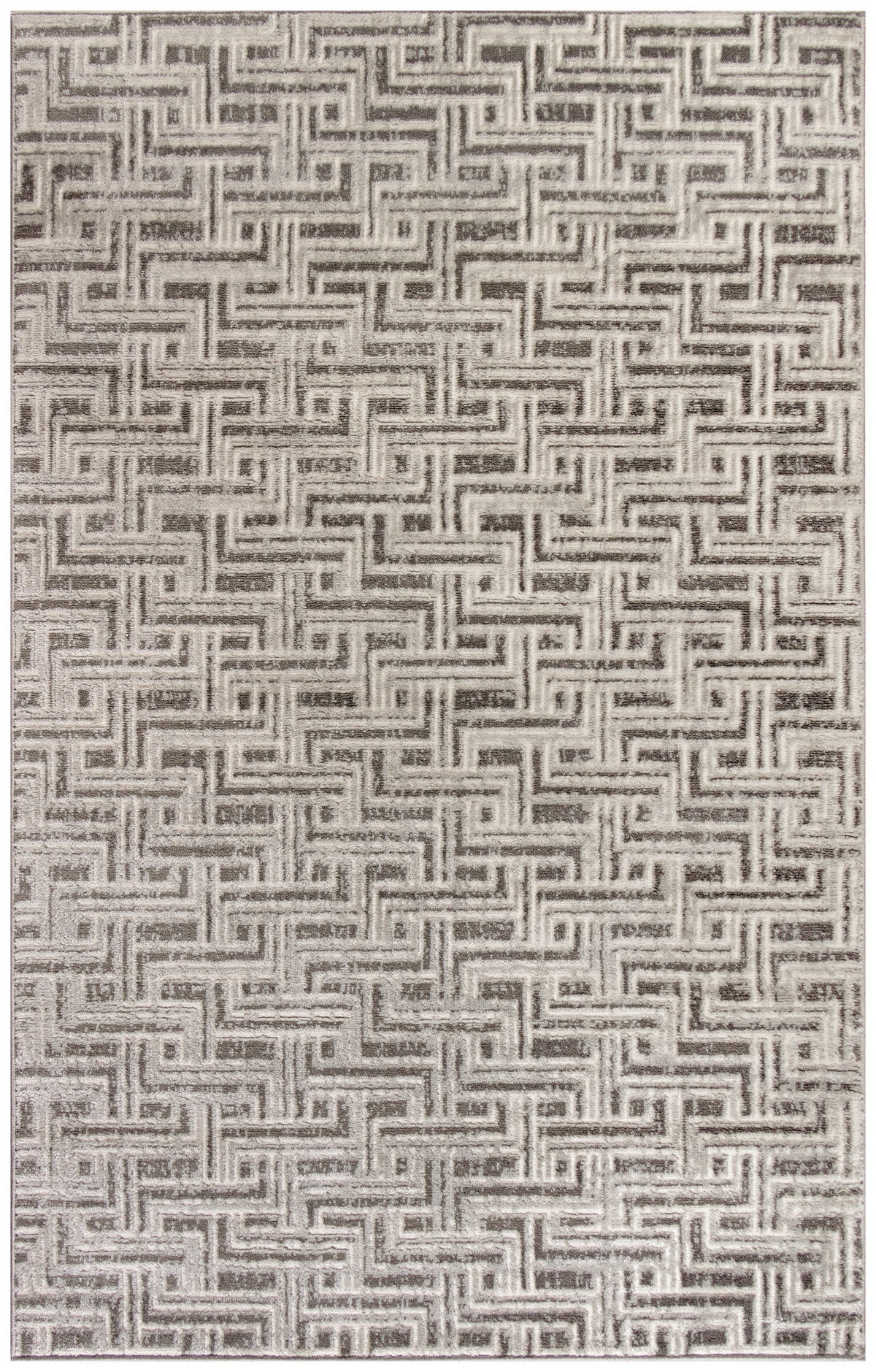 Serenity Home SRH04 Grey Ivory Rug