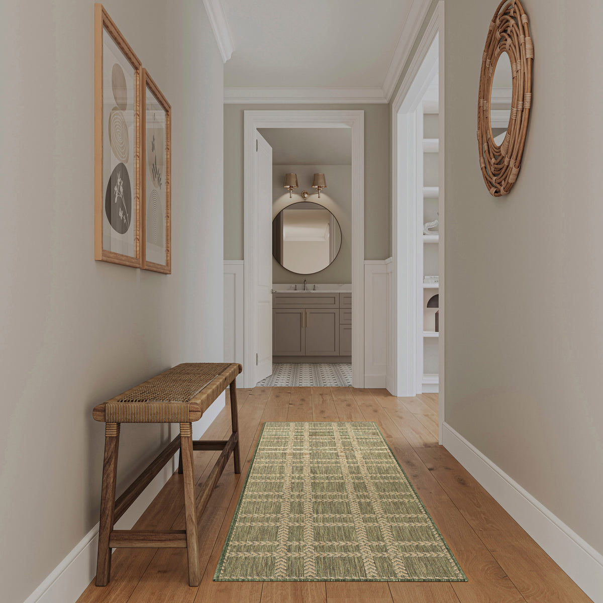 Horizon Indoor/Outdoor HOZ04 Green Rug