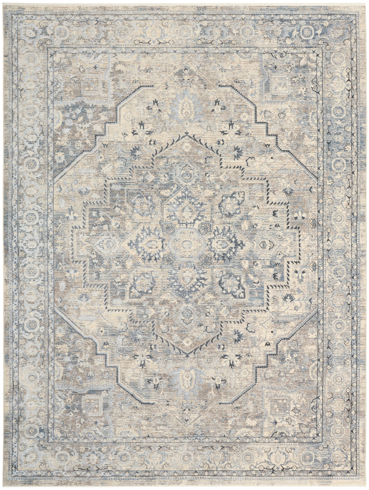 Sultana SLL06 Ivory Blue Rug