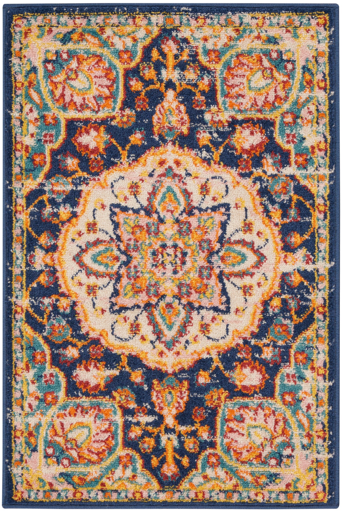 Passion PSN22 Navy Multicolor Rug