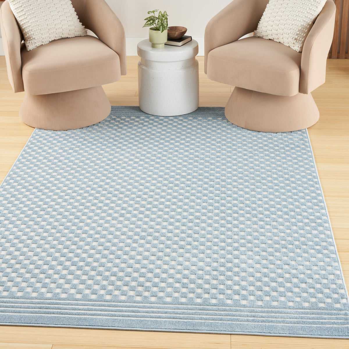 Care Free CAF02 Blue Rug