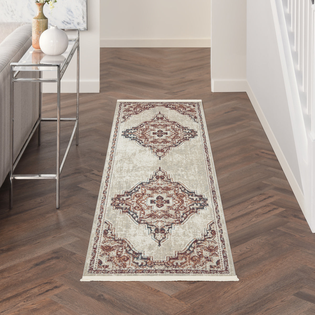 Carina CNA01 Brick Silver Rug