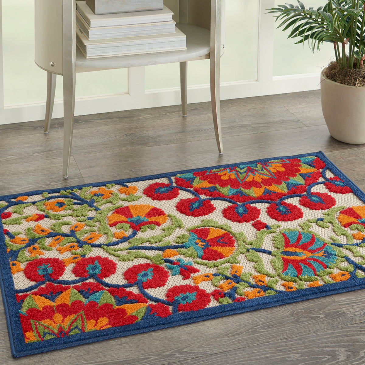 Aloha ALH20 Red Multicolor Rug