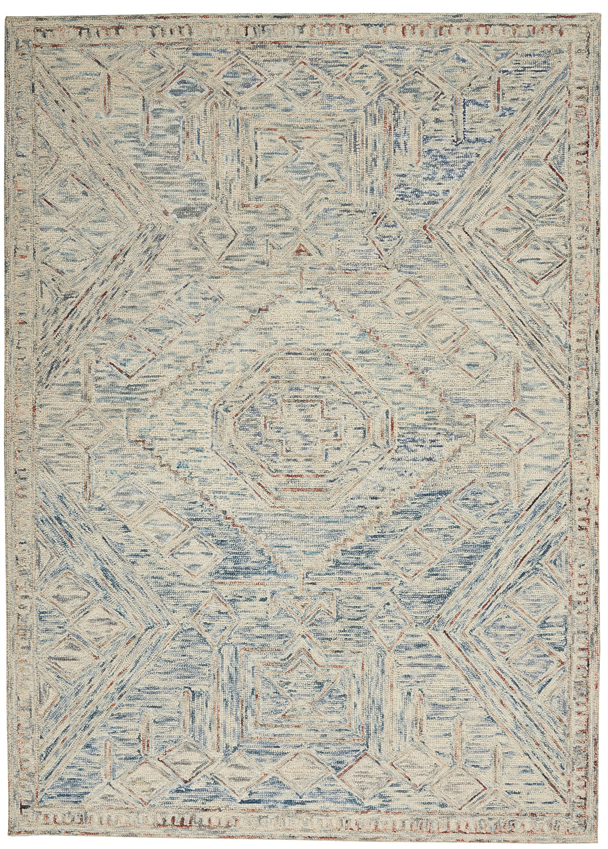 Interlock ITL02 Blue Multicolor Rug