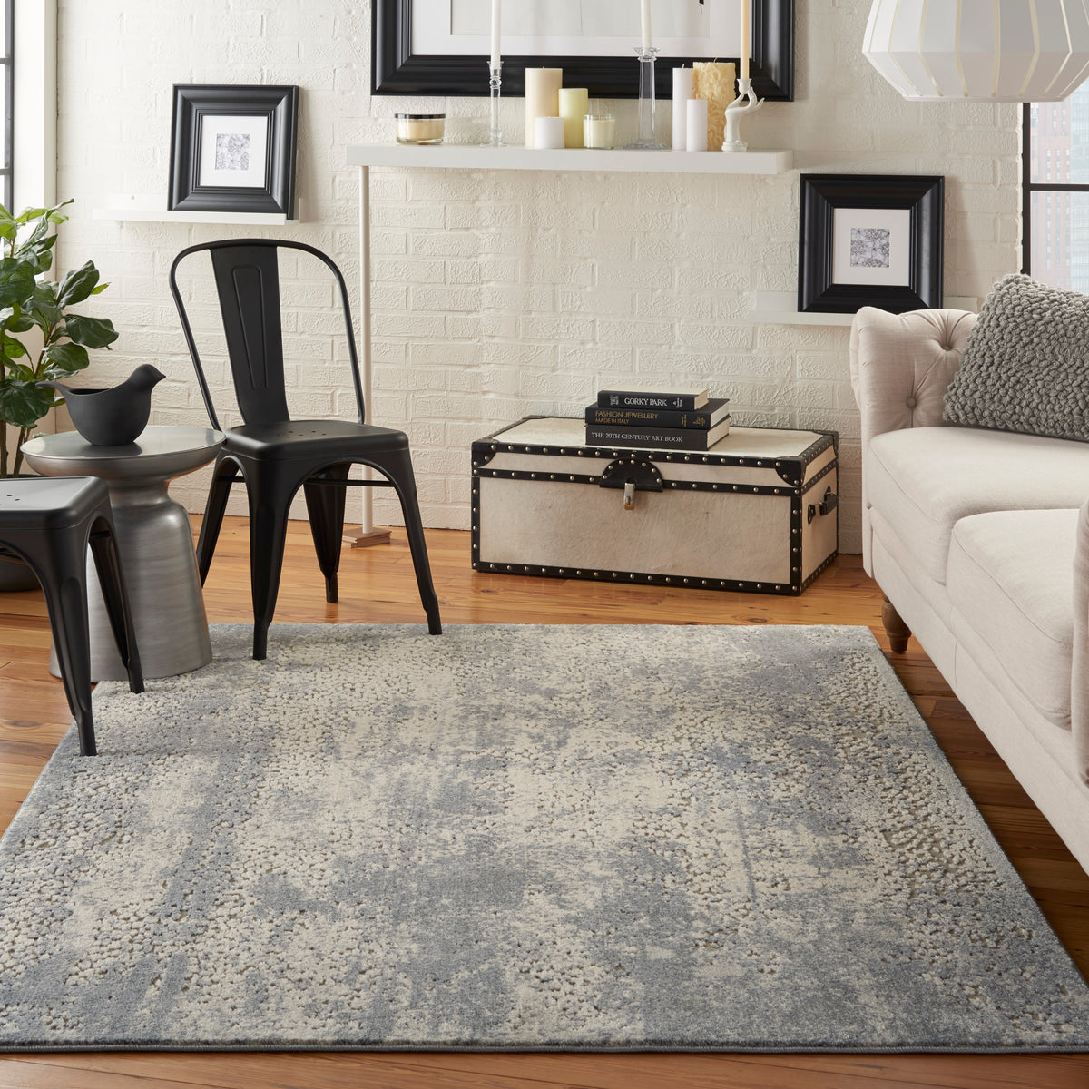 Sahara KI391 Ivory/Slate Rug