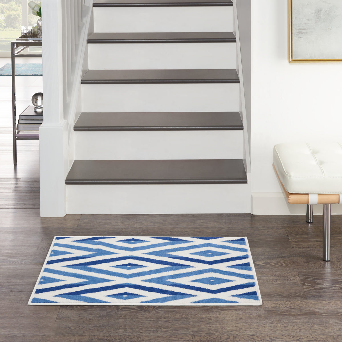 Whimsicle WHS04 Ivory Blue Rug