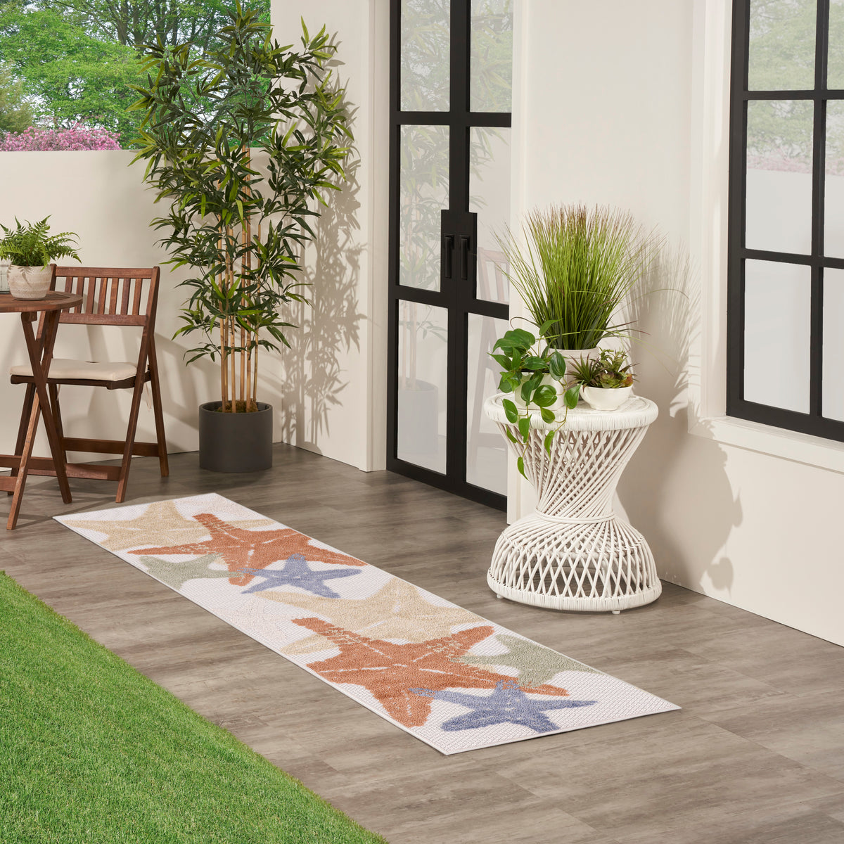 Aloha ALH28 Ivory Multicolor Rug
