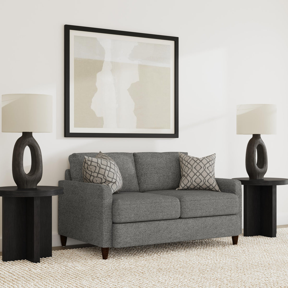 Fern Fabric Loveseat